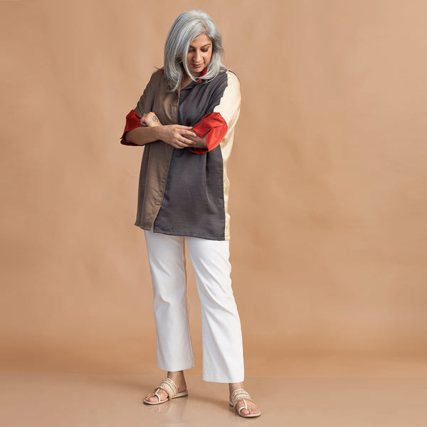 GIN Oversize Shirt - Charcoal (LAST PIECE)