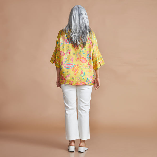 KARMA Oversize Shirt - Lemon Floral (PROMO)