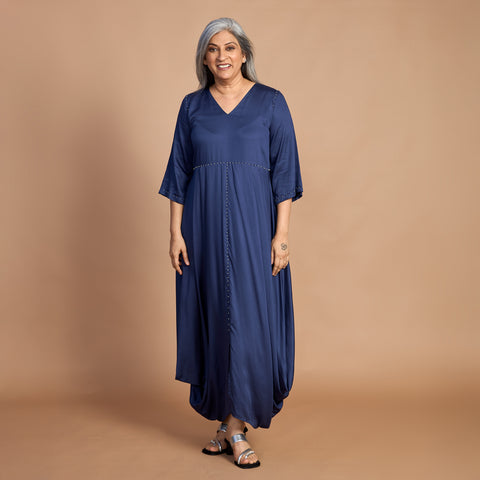 GORO Dress - Navy Blue