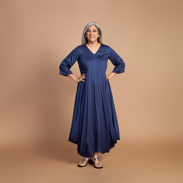 GORO Dress - Navy Blue