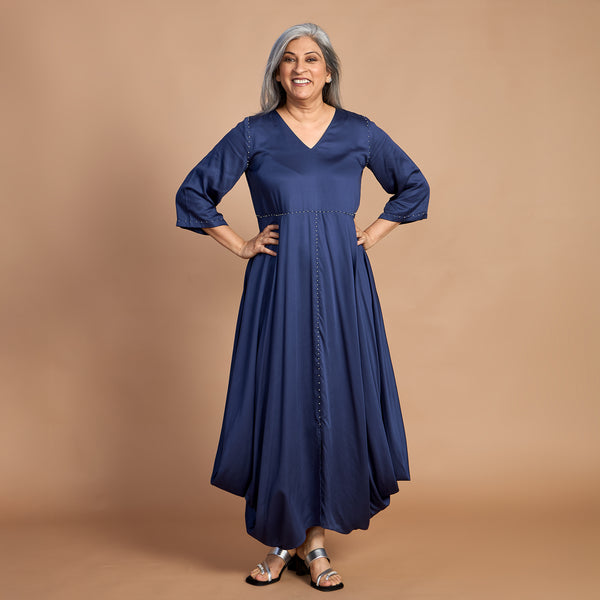 GORO Dress - Navy Blue