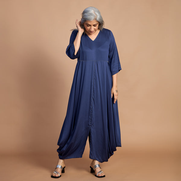 GORO Dress - Navy Blue