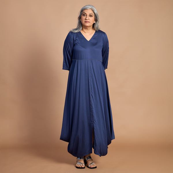 GORO Dress - Navy Blue