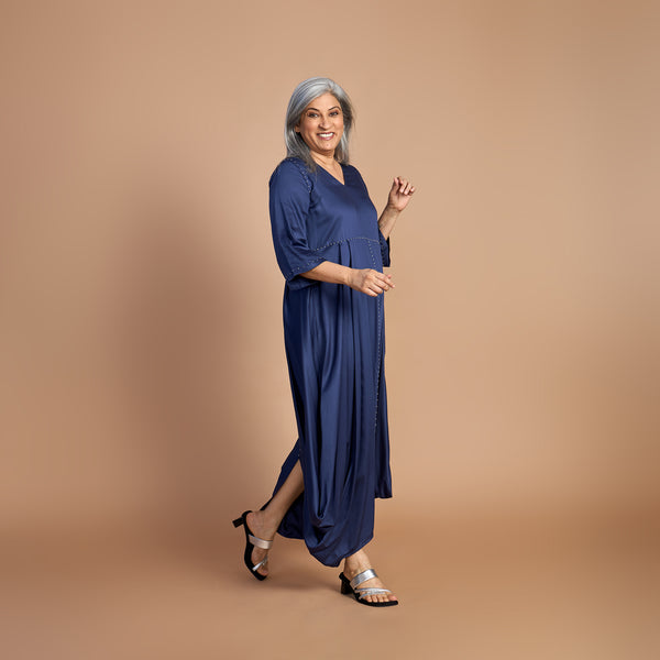 GORO Dress - Navy Blue