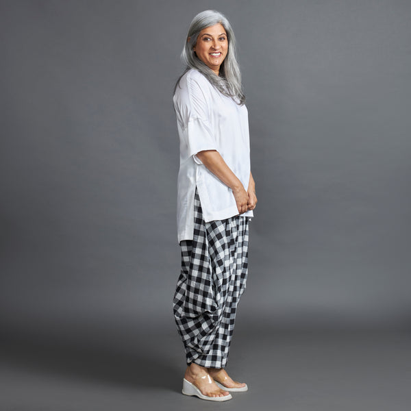 GORO Pants - Black & White Checks