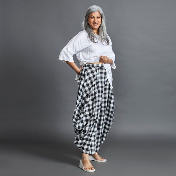 GORO Pants - Black & White Checks