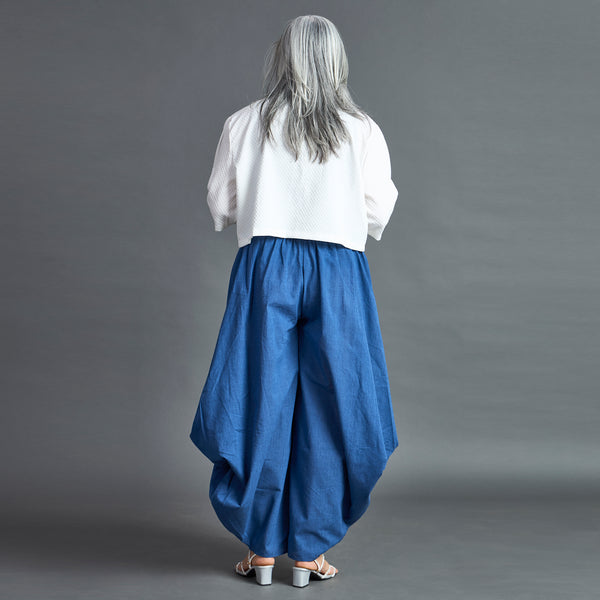 GORO Pants - Dark Blue chambray cotton (SALE)