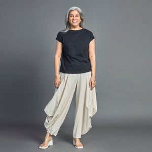 GORO Pants - Ecru Flex cotton