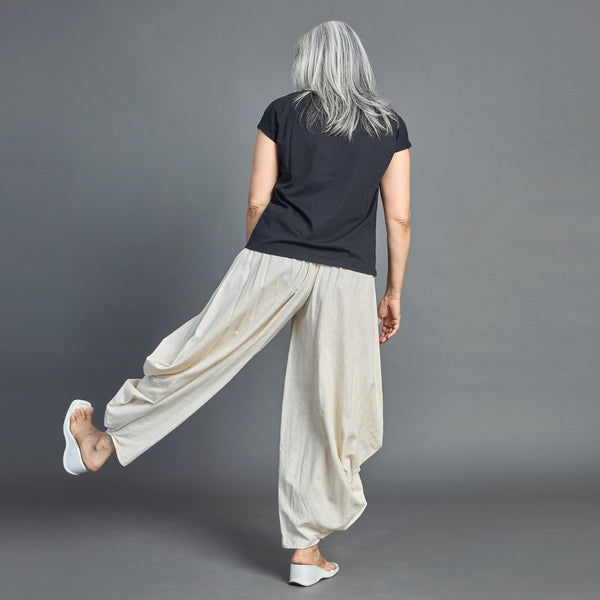 GORO Pants - Ecru Flex cotton