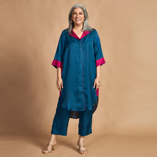 INAAYA Tunic Set - Midnight Blue