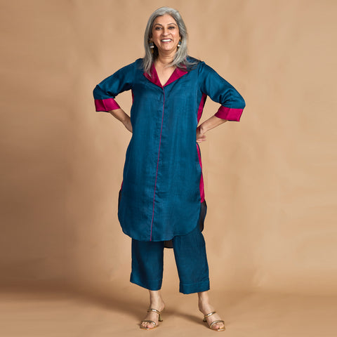 INAAYA Tunic Set - Midnight Blue