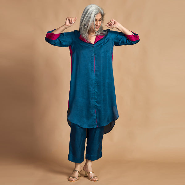 INAAYA Tunic Set - Midnight Blue