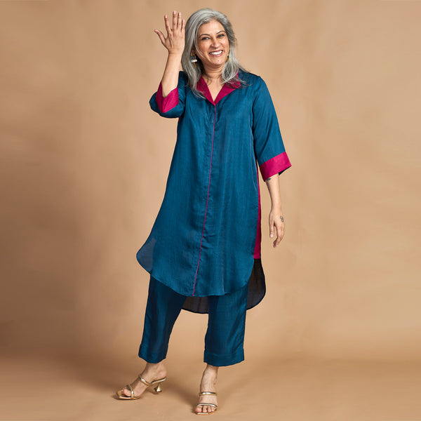 INAAYA Tunic Set - Midnight Blue