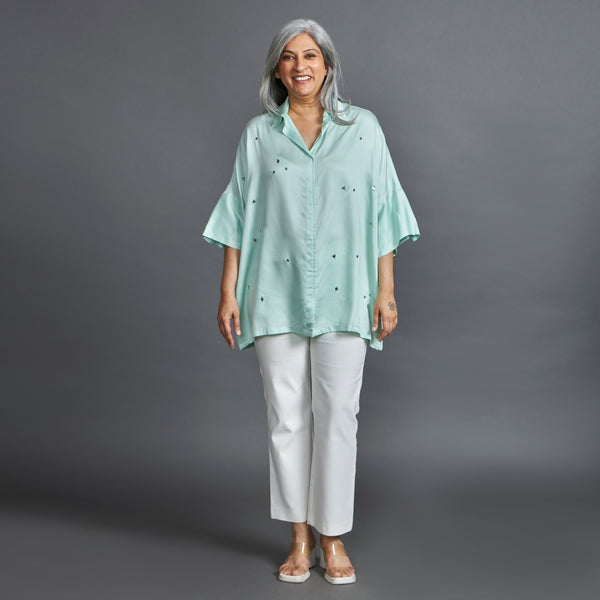 GIN Oversize shirt - Mint Green (LAST PIECE)