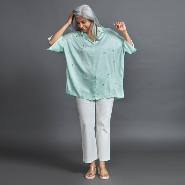 GIN Oversize shirt - Mint Green (LAST PIECE)