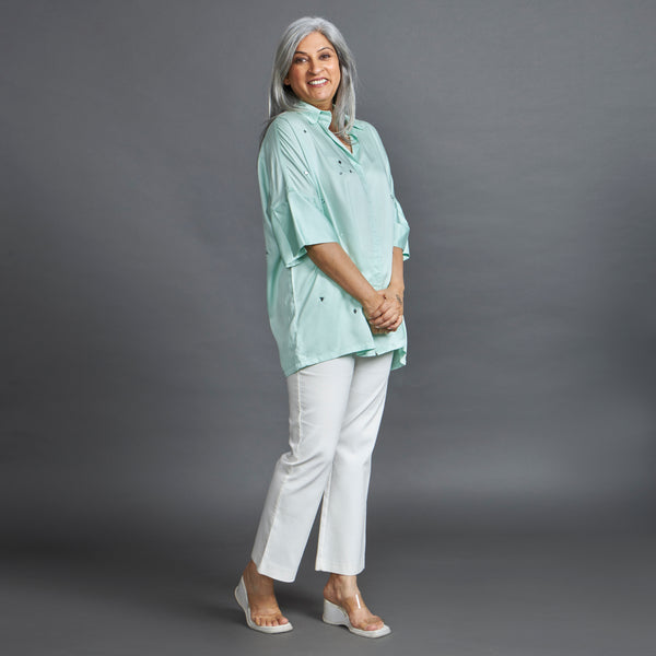 GIN Oversize shirt - Mint Green (LAST PIECE)