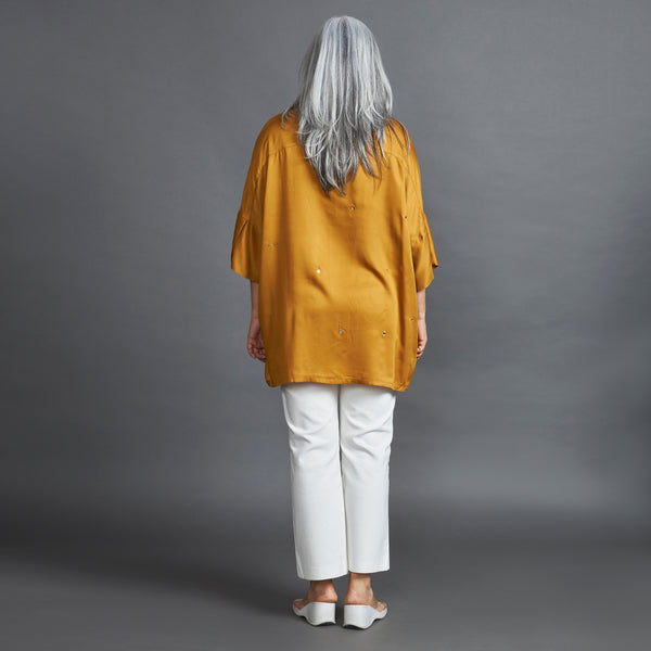 GIN Oversize shirt - Yellow Ocre (LAST PIECE)