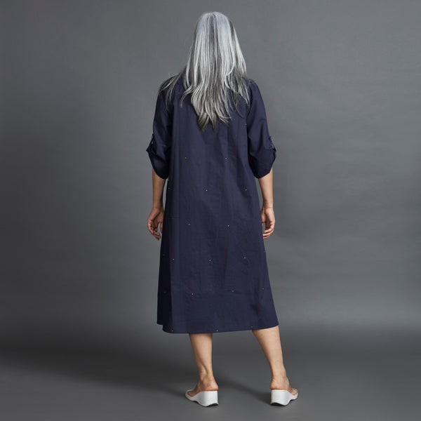 KATIE Band Dress - Navy Blue (PROMO)