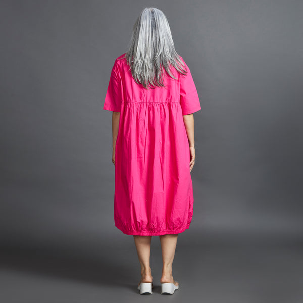 KIMI Bubble Dress - Candy Pink & Black (PROMO)
