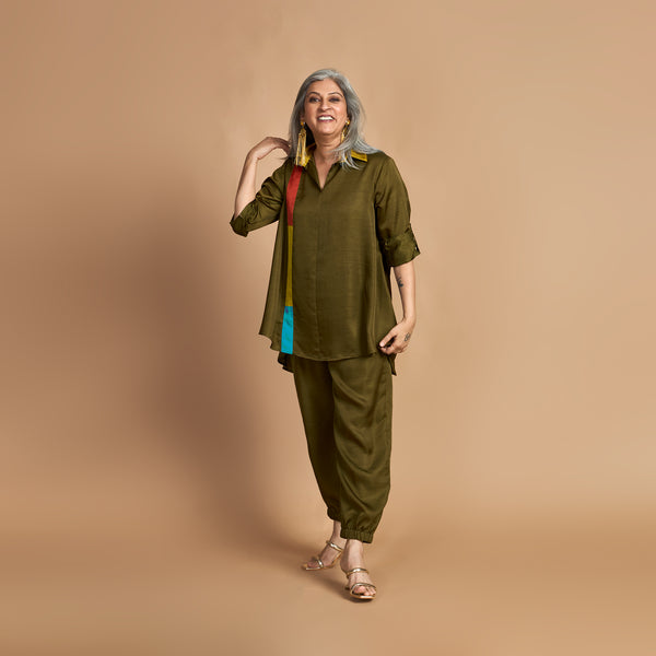KAVYA  Shirt with Jogger Pants - Colors of KUTCH
