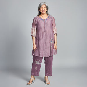 AVNI Tunic Set - Black Currant