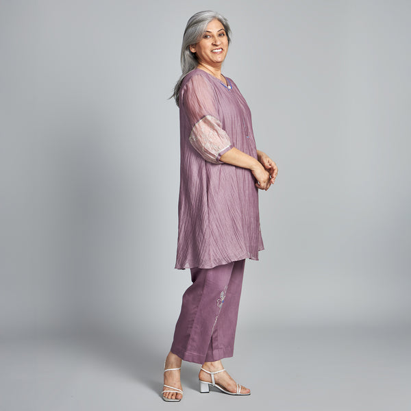AVNI Tunic Set - Black Currant