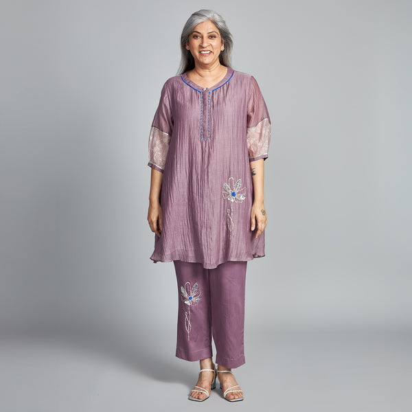 AVNI Tunic Set - Black Currant
