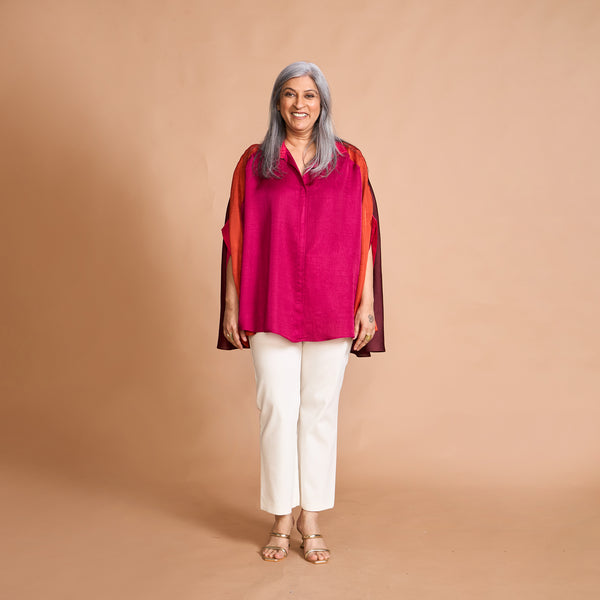 LELA Butterfly Shirt - PUSHKAR Combination