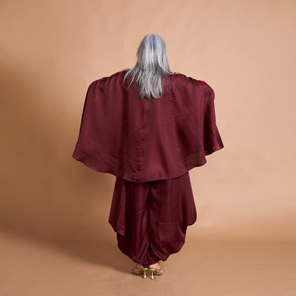 LELA Butterfly Shirt  + Goro Dhoti Set - PUSHKAR Combination