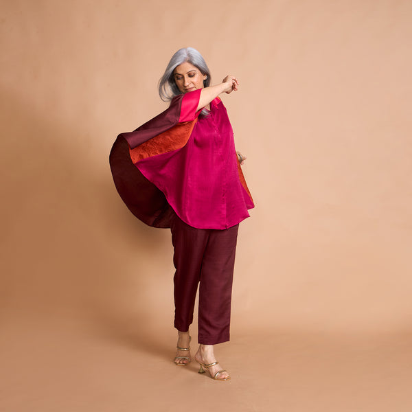 LELA Butterfly Shirt Co-Ord Set - PUSHKAR Combination