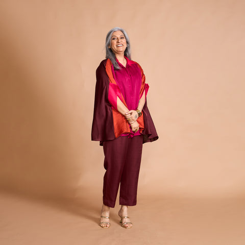 LELA Butterfly Shirt Co-Ord Set - PUSHKAR Combination