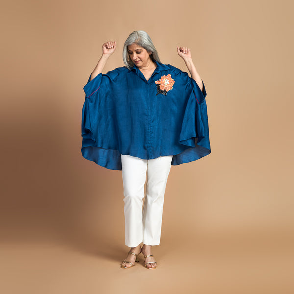 LELA Butterfly Shirt - Blue