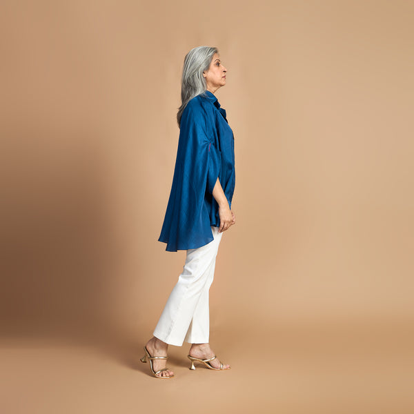 LELA Butterfly Shirt - Blue