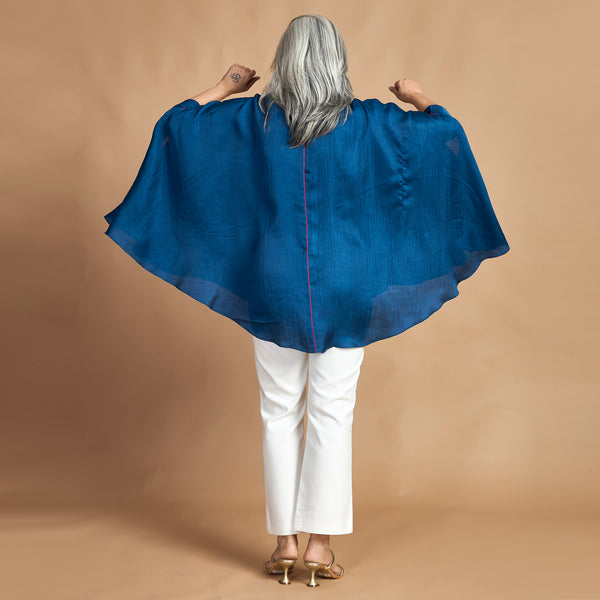 LELA Butterfly Shirt - Royal Blue