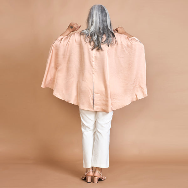 LELA Butterfly Shirt - Salmon Pink