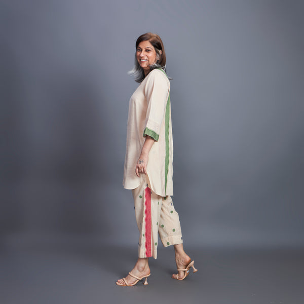 MANA Tunic Set - Fawn and Green