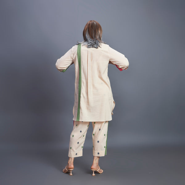 MANA Tunic Set - Fawn and Green