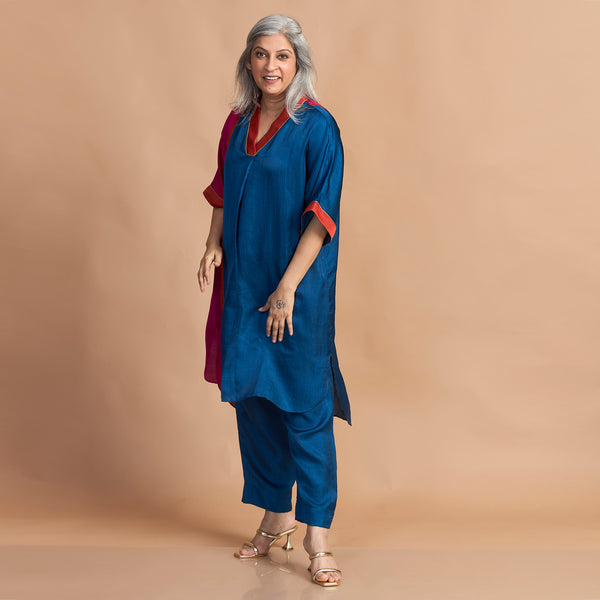 MEHAR Kaftan Set - Midnight combination