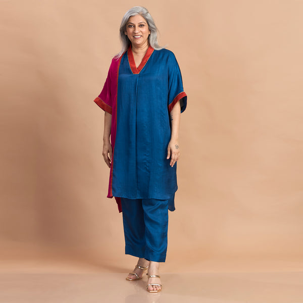 MEHAR Kaftan Set - Midnight combination