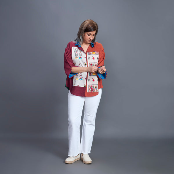 NIMMI Shirt - Color Block (LAST PIECES)