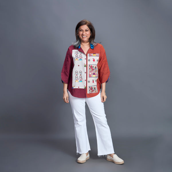 NIMMI Shirt - Color Block (LAST PIECES)