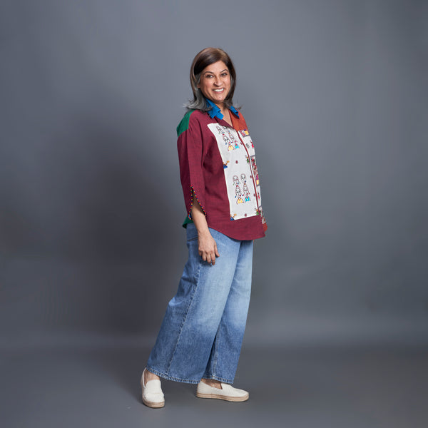 NIMMI Shirt - Color Block (LAST PIECES)