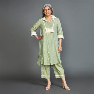 NITARA Tunic Set - Light Green