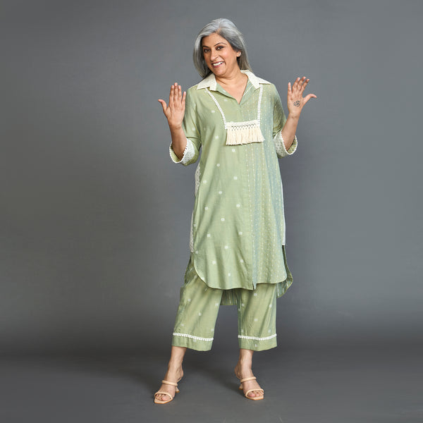 NITARA Tunic Set - Light Green