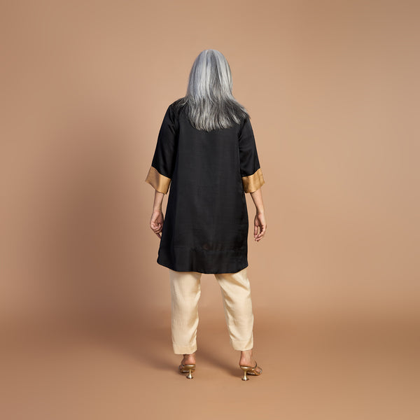 NORI Jacket 3 piece SET - Black & Ivory