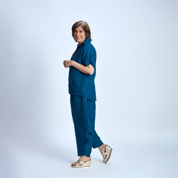 RABIA SAMAIRA Set - Deep Peacock