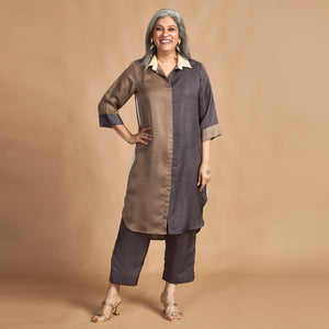 RUHANI Tunic Set - Shades of Gray