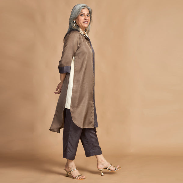 RUHANI Tunic Set - Shades of Gray