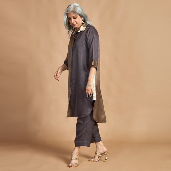 RUHANI Tunic Set - Shades of Gray