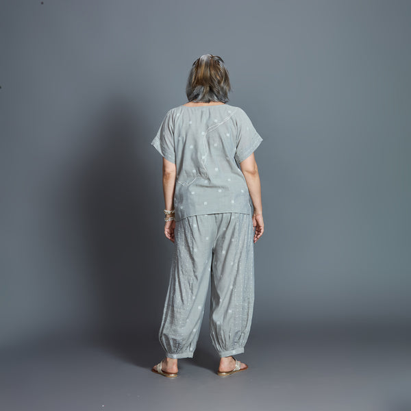 Koji Balloon Pants Set - Grey
